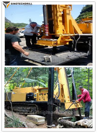 Mineral, Gaz, Petrol Arama için 2000M Paletli Hidrolik Çekirdek Matkap Rig