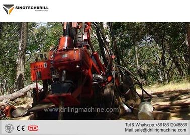 Paletli Hidrolik Madencilik Yüzey Çekirdek Matkap Rig BQ1400m / NQ1200m Sondaj Derinliği