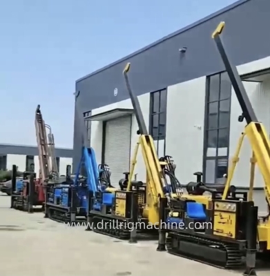 Uzaktan kumandalı paletli üst sürücü elmas karot delme ekipmanı / Elmas sondaj kulesi