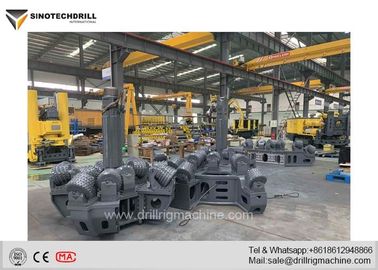 Modüler Yapılı Yükseltilmiş Delme Makinesi Raybası ve Kesici Kafa